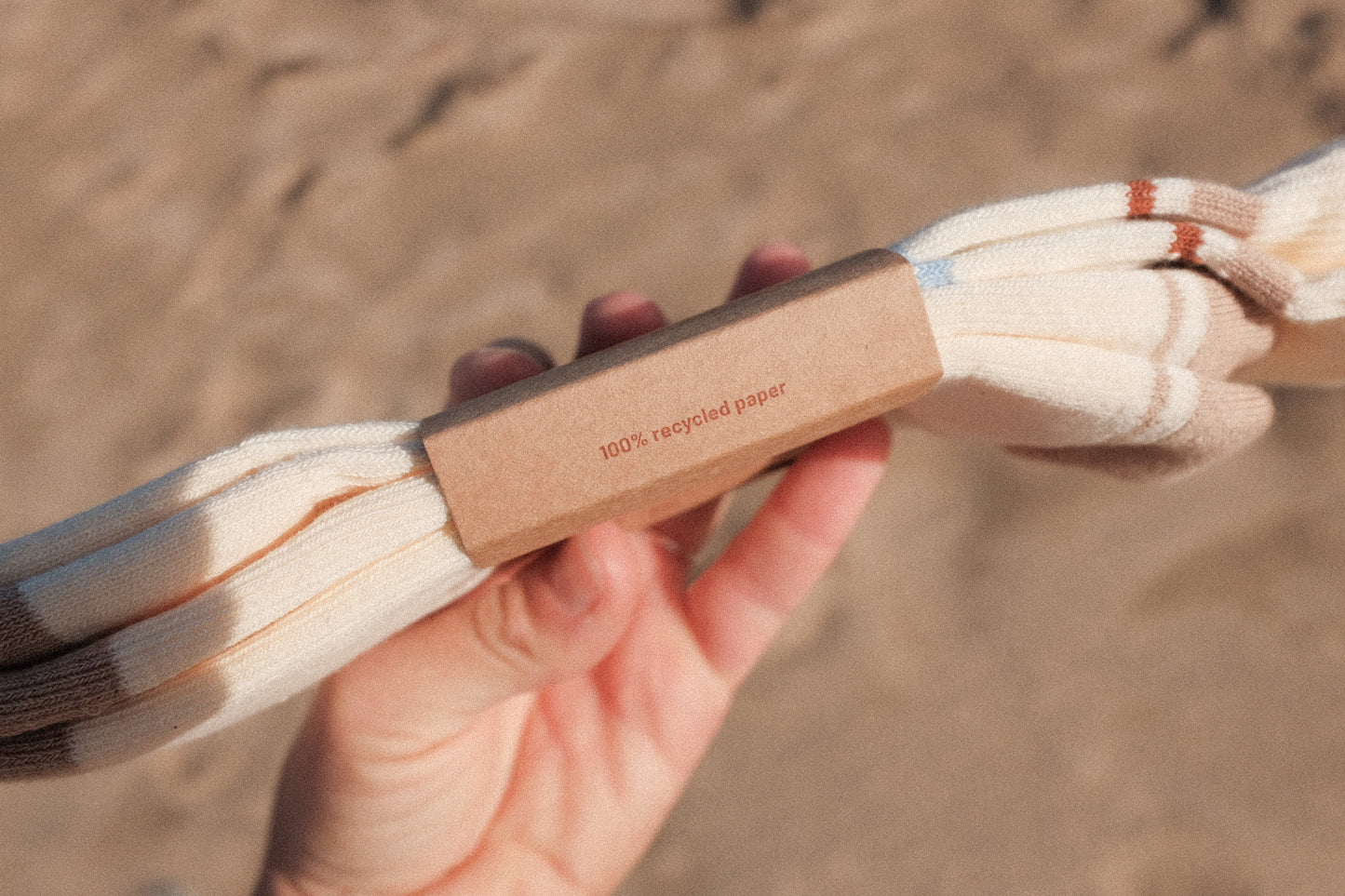 SURF TIME CREAM SOCKS UNISEX