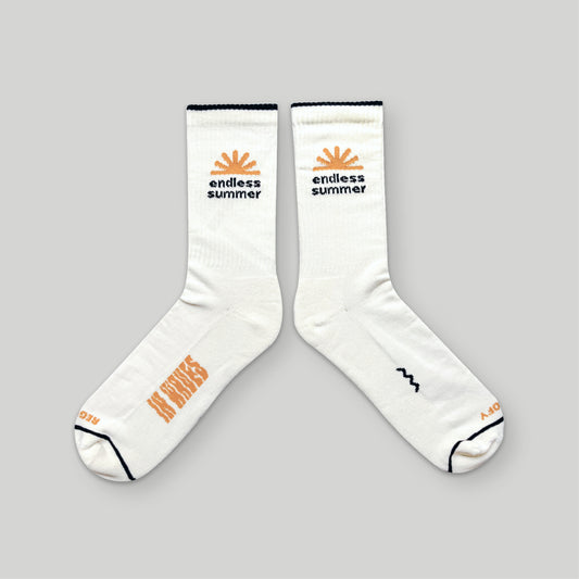ENDLESS SUMMER BLACK MUSTRD SOCKS UNISEX